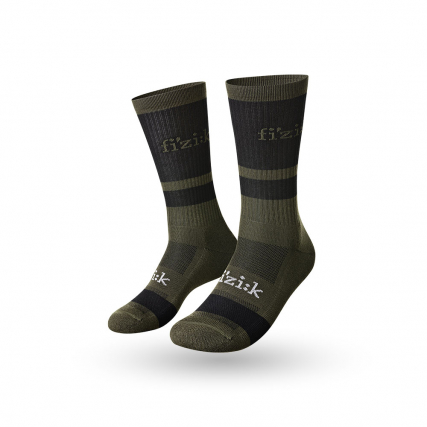 fizik army green cotton breathable socks for MTB