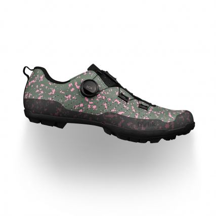 fizik terra atlas green splash pink gravel racing shoes