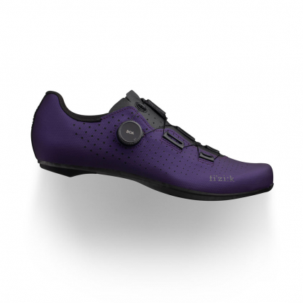 fizik tempo carbon decos purple black road cycling shoes with carbon outsole