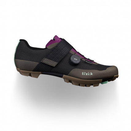 fizik vento ferox carbon brown purple special edition lightweight off road shoes