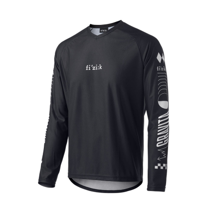 Fizik Gravita black racing long sleeve jersey